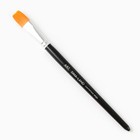 Кисть для рисования Синтетика Плоская №24 (ширина обоймы 22 мм; длина ворса 22 мм) - Фото 3