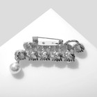 Брошь «Бусины и стразы», цветная в серебре - Фото 2