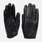 Перчатки мужские, безразмерные, без утеплителя, цвет чёрный - фото 319638866