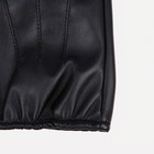 Перчатки мужские, безразмерные, без утеплителя, цвет чёрный 9642978