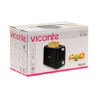 Тостер Viconte VC-413, 900 Вт, 900 Вт, 7 режимов прожарки, 2 тоста, чёрный - фото 51341629 Тостер Viconte VC-413, 900 Вт, 900 Вт, 7 режимов прожарки, 2 тоста, чёрный - фото 51341629