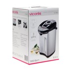 Термопот Viconte VC-3502, 1100 Вт, 5.5 л, серебристо-чёрный - фото 51341647 Термопот Viconte VC-3502, 1100 Вт, 5.5 л, серебристо-чёрный - фото 51341647