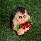 Садовая фигура из гипса «Ёжик с ягодами», h=16 см - Фото 9