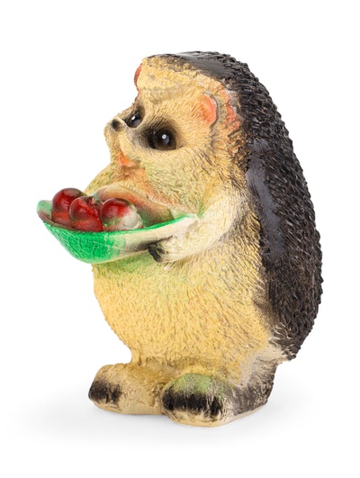 Садовая фигура из гипса «Ёжик с ягодами», h=16 см