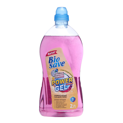 Гель для стирки BIOSAVE Бархат «Орхидея», 2 л