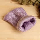 Мочалка банная с ручками "Banika", фиолетовая, полиэстер, 20х10см (комплект 3 шт) - фото 22391881