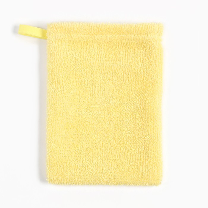 Набор для купания Крошка Я(полотенце-уголок 85*85±2см,полотенце 40*55см, рукавица) св-желтый - фото 1909240841