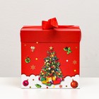 Коробка Самосборная «Ёлка» 15 х 15 х 15 см (комплект 12 шт) - фото 22392143