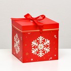 Коробка Самосборная «Снежинка» 15 х 15 х 15 см - фото 3072923