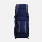 Рюкзак туристический, 120 л, отдел на шнурке, наружный карман, 2 боковые сетки, цвет синий/серый - фото 2137248