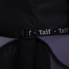 Рюкзак туристический на клапане, Taif, 65 л, 3 наружных кармана, цвет чёрный/серый - Фото 8