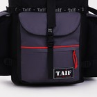 Рюкзак туристический на клапане, Taif, 65 л, 3 наружных кармана, цвет чёрный/серый - Фото 9