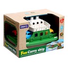 Паром с машинками, цвет зелёный - фото 22392316