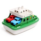 Паром с машинками, цвет зелёный - фото 22392305