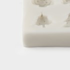 Молд Доляна «Ёлки», силикон, 10×6,5×1,3 см, цвет серый - Фото 4