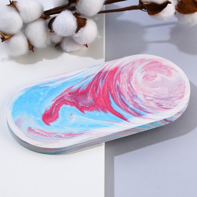 Блюдце «Разводы», 18.5×9 см, МИКС
