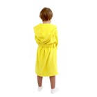 Халат детский, рост 110 см, цвет жёлтый - Фото 4