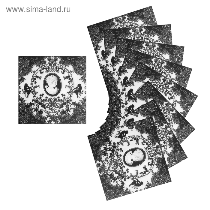 Салфетки бумажные (набор 20 шт.) 33×33 см Картина - Фото 1