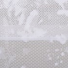Тюль на кухню без шторной ленты,165х170 см, цвет белый, 100% полиэстер - Фото 4