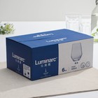 Набор стеклянных высоких стаканов Luminarc VAL SURLOIRE, 400 мл, 6 шт, цвет прозрачный - Фото 5