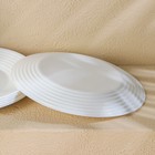 Набор обеденных тарелок Luminarc HARENA ASEAN, d=23 см, стеклокерамика, 6 шт, цвет белый - Фото 5