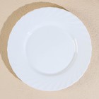 Набор обеденных тарелок Luminarc TRIANON, d=25 см, стеклокерамика, 6 шт, цвет белый - фото 4486210
