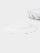 Тарелки Luminarc TRIANON, d=25 см, обеденные, набор 6 шт., стеклокерамика, белые - Фото 5