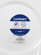 Тарелки Luminarc TRIANON, d=25 см, обеденные, набор 6 шт., стеклокерамика, белые - Фото 6