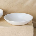 Набор суповых тарелок Luminarc DIWALI, 700 мл, d=20 см, стеклокерамика, 6 шт, цвет белый - Фото 2