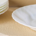 Набор суповых тарелок Luminarc TRIANON, 250 мл, d=23 см, стеклокерамика, 6 шт, цвет белый - Фото 4