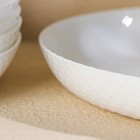 Набор тарелок обеденных Luminarc DIWALI SHELLS, d=25 см, стеклокерамика, 6 шт, цвет белый - фото 4385662