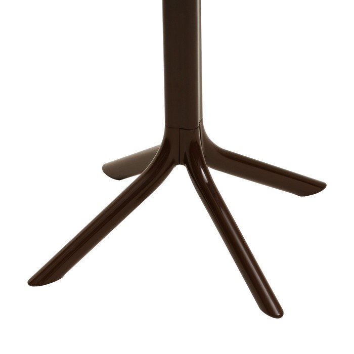 Стол квадратный "Сиеста" коричневый, 70 х 70 см, высота 48/73 см - фото 1891624438