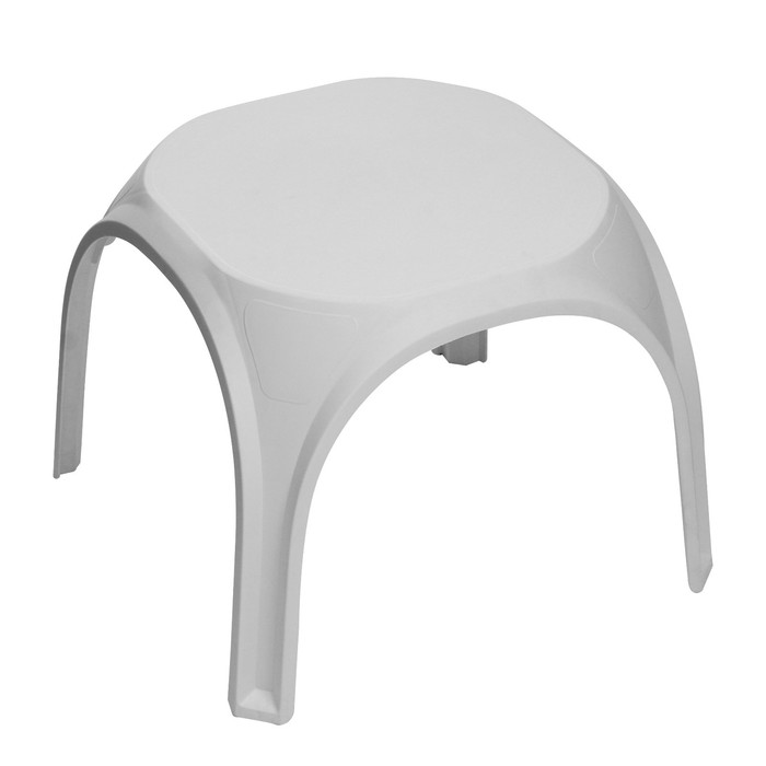 Стол для шезлонга "ПластМебель" белый, 62 х 62 х 49 см - фото 1890144183