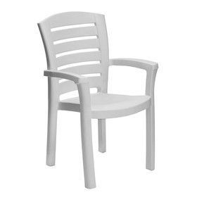 Кресло Капри белое, 50 х 58 х 92 см