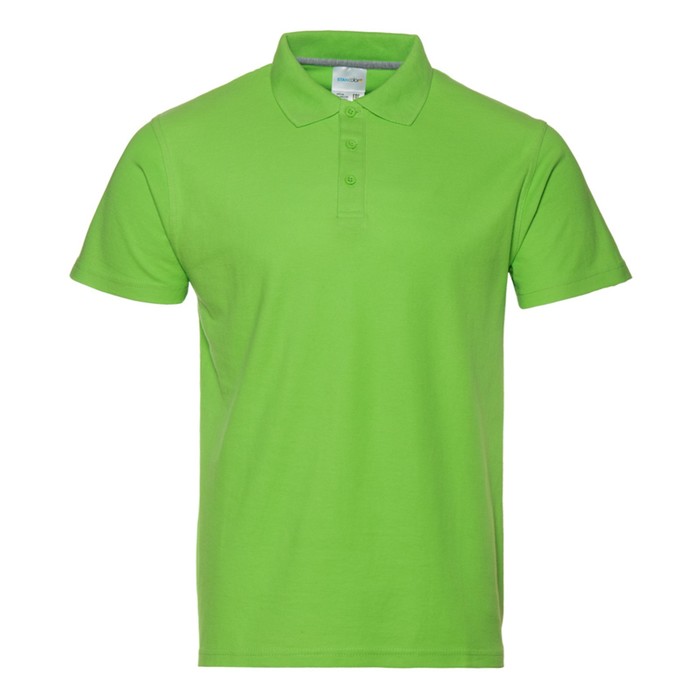 Рубашка мужская, размер 48, цвет ярко-зелёный