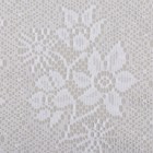 Тюль на кухню без шторной ленты, 170х175 см, цвет белый, 100% полиэстер - Фото 2