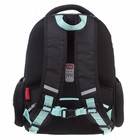 Рюкзак каркасный 38 х 29 х 16 см, Hatber Ergonomic light, What? чёрный/бирюзовый NRk_85001 - фото 22638916