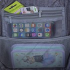 Рюкзак каркасный 38 х 29 х 16 см, Hatber Ergonomic light, What? чёрный/бирюзовый NRk_85001 - фото 23814833