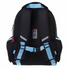 Рюкзак каркасный 35 х 27 х 15 см, Hatber Ergonomic Mini "Футбол" синий NRk_86053 - фото 22638989