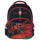 Рюкзак школьный 41 х 29 х 16 см, эргономичная спинка, Hatber Easy, Sport car, чёрный/красный NRk_88069 - фото 22639138