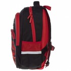 Рюкзак школьный 41 х 29 х 16 см, эргономичная спинка, Hatber Easy, Sport car, чёрный/красный NRk_88069 - фото 22639140