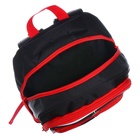 Рюкзак школьный 41 х 29 х 16 см, эргономичная спинка, Hatber Easy, Sport car, чёрный/красный NRk_88069 - фото 23967603