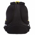 Рюкзак школьный 41 х 29 х 16 см, эргономичная спинка, Hatber Easy "Не сдавайся!" чёрный/жёлтый NRk_88071 - Фото 6