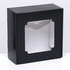 Коробка самосборная, с окном, "Малевич" 19 х 18 х 8 см - фото 319915134