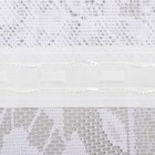 Тюль на кухню на шторной ленте, размер 255х165 см, цвет белый, 100% полиэстер - Фото 4