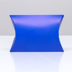 Коробка складная, подушка, синяя, 15 х 11 х 3 см, 9545914