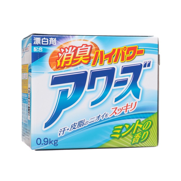 Порошок для стирки Rocket Soap с отбеливателем, мятный, 900 г