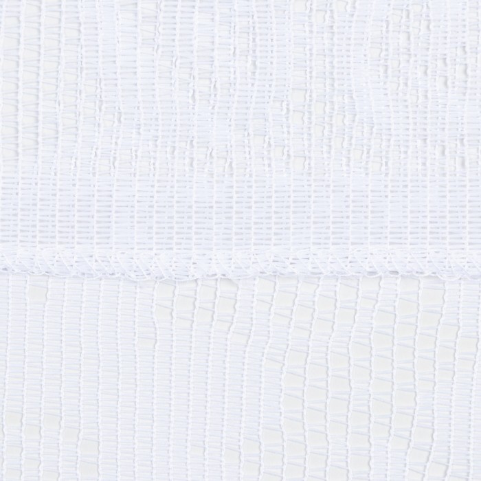 Тюль на кухню без шторной ленты, размер 170х140 см, цвет белый, 100% полиэстер - фото 1900936995