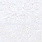 Тюль на кухню без шторной ленты, 170х167 см, цвет белый, 100% полиэстер - Фото 4