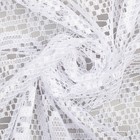 Тюль на кухню на шторной ленте, размер 245×165 см, цвет белый, 100% полиэстер - Фото 3